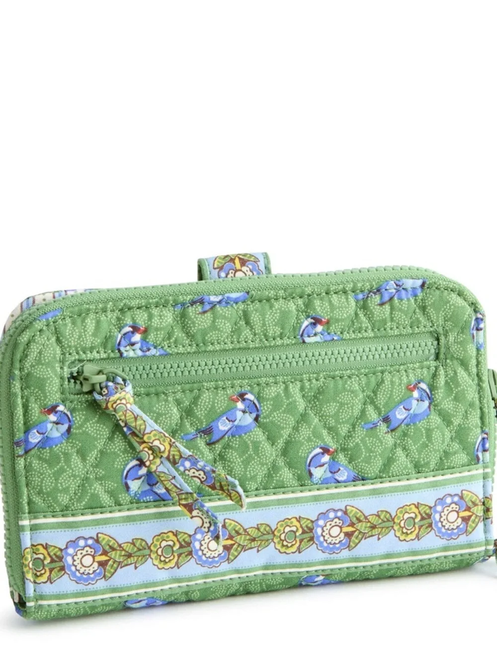 Vera Bradley Large Tab Wallet
Green Birds in Premium Cotton. Like New! - Picture 2 of 4
